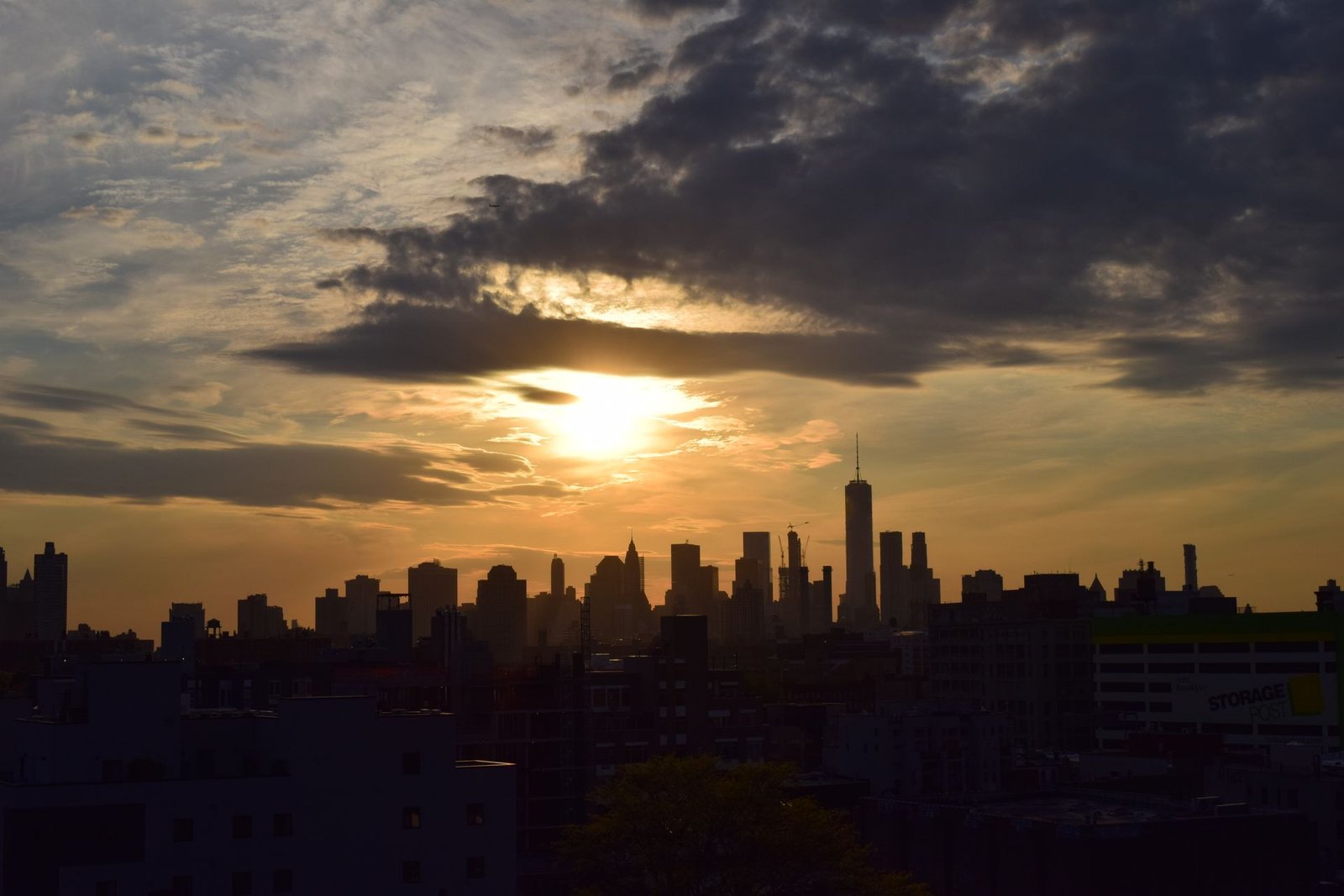 The Manhattan skyline in New York City